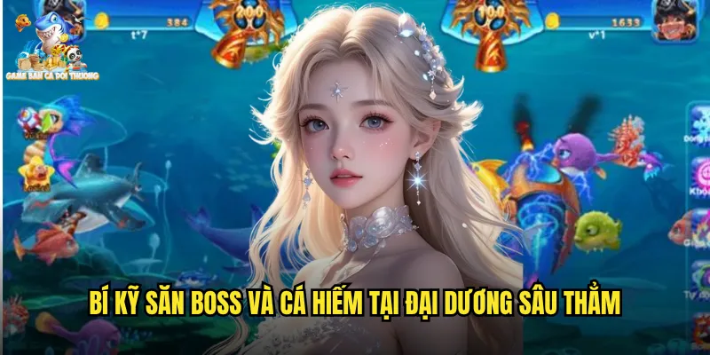 Bắn Cá Đại Dương Game Bắn Cá Đổi Thưởng Hành Trình Chinh Phục Biển Cả Bao La 3 Bí kỹ săn boss và cá hiếm tại đại dương sâu thẳm
